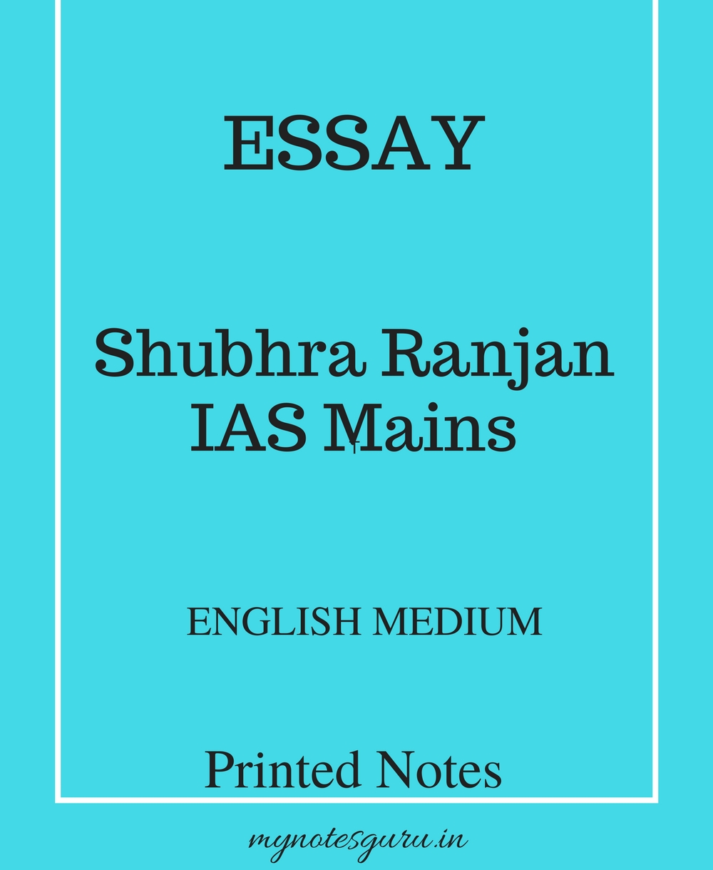 shubhra ranjan essay book pdf